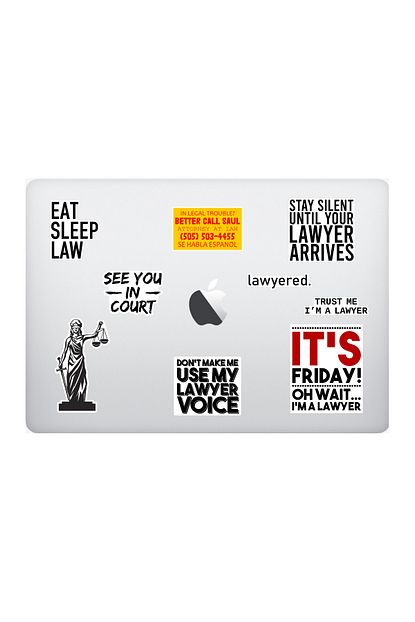 Marcador Lawyer Hukuk Temali Laptop Notebook Tablet Sticker Seti 9 Adet Trendyol