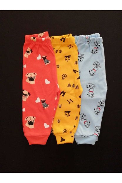 Babyibo 3 Adet 100 Pamuk Bebek Tek Alt Seti Bebek Pijama Bebek Alt Giyim Bebek Giyim Trendyol