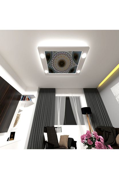 hayalpenceresi cami gergi avize l hazir gergi tavan 108x90 cm fiyati yorumlari trendyol