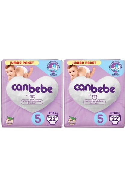 Canbebe Bebek Bezi 11 18 Kg 5 Numara 22 X 2 44adet Jumbo Paket Trendyol