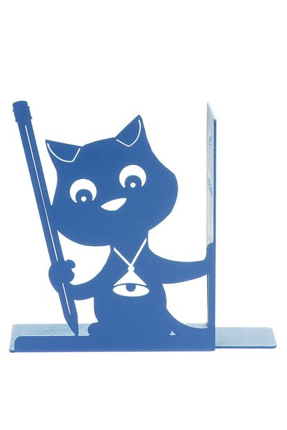 Tosbaa Kitap Stoperi Kara Kedi Mavi Trendyol