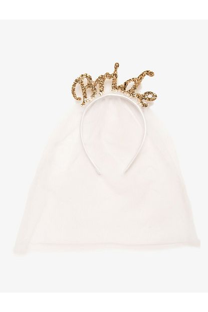 Koton Kadin Beyaz Bridal Tul Tac Trendyol