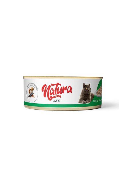 Natura Pet Kediler Icin Uskumru Baligi Ve Mantar Mix 70 Gr Trendyol