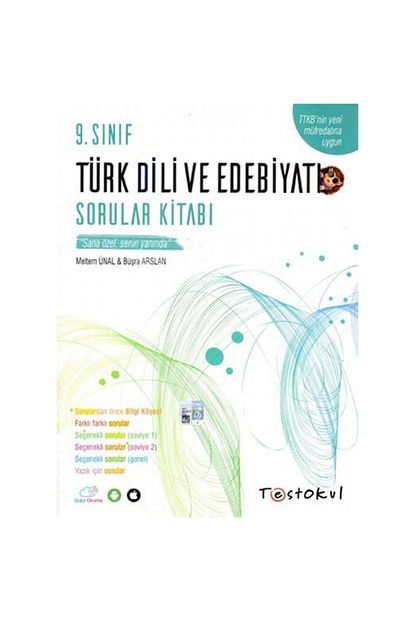 Test Okul Yayinlari 9 Sinif Turk Dili Ve Edebiyati Sorular Kitabi Trendyol