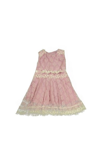 Gul Bebe Kiz Cocuk Pembe Tul Elbise Trendyol