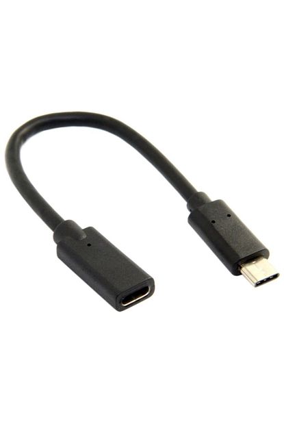 Alfais 4338 Type C Usb 3 1 Uzatma Kablosu Ekleme Disi Erkek Uzatici Kablosu 25 Cm Trendyol