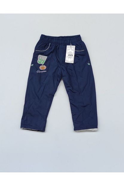 Jibau Erkek Cocuk Mavi Ici Polarli Pantolon Trendyol