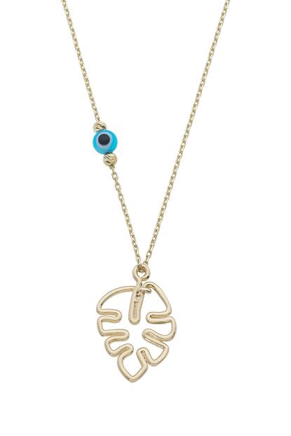 Elika Gold Kadin Lotus Cicegi Model 14 Ayar Altin Kolye Trendyol