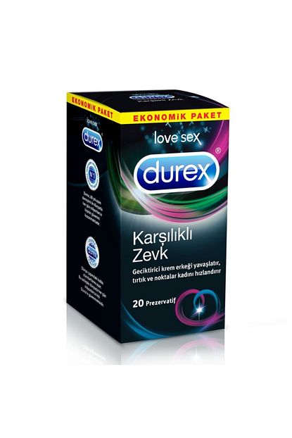 Durex Karsilikli Zevk Prezervatif 20 Li Trendyol