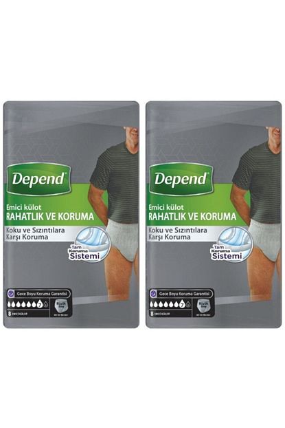 Depend Erkek Emici Kulot Buyuk Boy Trendyol