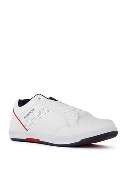 Slazenger Erkek Beyaz Lacivert Spor Ayakkabi Artemis Sa10le131 040 Trendyol