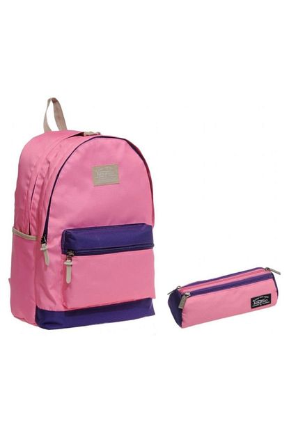 Kaukko Wichlight Kiz Cocuk Okul Canta Pembe Mor Trendyol