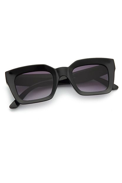 Sun Vibes Kadin Cat Eye Gunes Gozlugu Mat Siyah Sv 1015 Trendyol