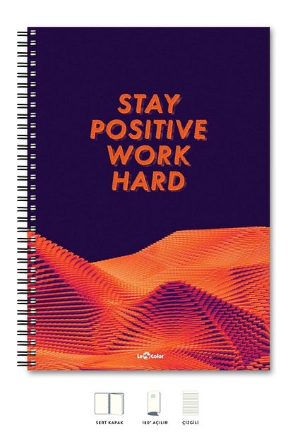 Le Color Okul Defter Esnek Kap A4 Cizgili Sp 200sy Energy Trendyol