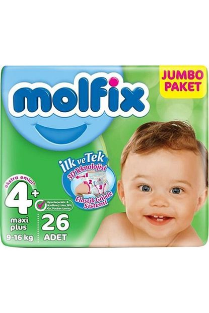 Molfix Jumbo 4 Numara 26 Li Bebek Bezi Trendyol