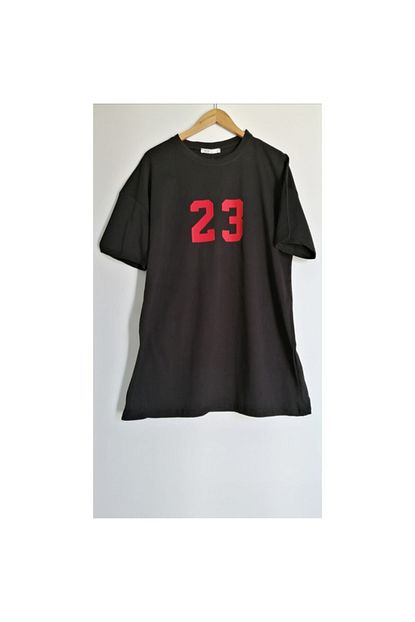 Fame Istanbul Kadin Siyah Oversize Mini Elbise Trendyol