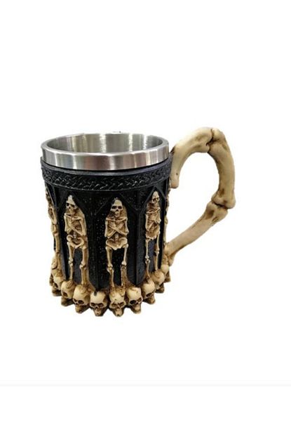 Buhana Hediyelik Hobipix Game Of Thrones Kurukafa Iskelet Tasarimli Celik Kupa Bardak Hediyelik Trendyol