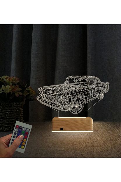 Sevgiliye Hediye 3d Led Gece Lambasi 16 Renk Sevgiliye Erkege Hediye Trendyol