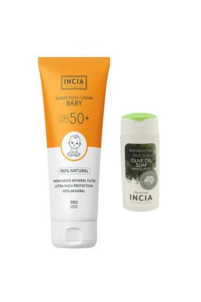 Incia Bebek Gunes Kremi 100 Ml 50 Spf Sabun Hediyeli Yeni Ambalaj Trendyol