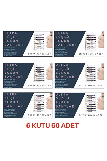 Nasal Strips Ultra Guclu Burun Bandi 60 Adet Buyuk Boy Trendyol
