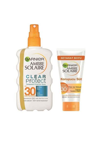 Garnier Ambre Solaire Clear Protect Koruyucu Sprey Ambre Solaire Koruyucu Sut Trendyol