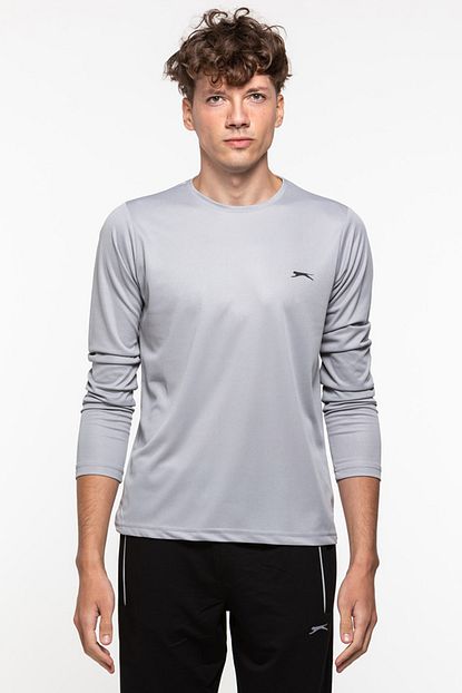 Slazenger Odin I Erkek T Shirt Gri Trendyol