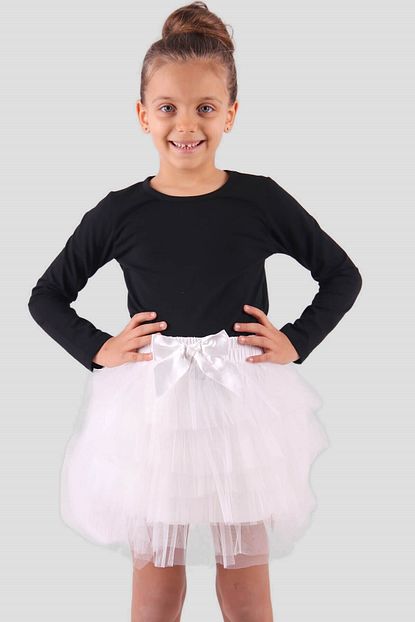 Breeze Kiz Cocuk Tutu Etek Ekru 3 12 Yas Trendyol