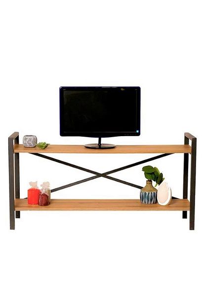 Design Home Dekoratif Tv Sehpasi Ceviz Raf Unite Trendyol