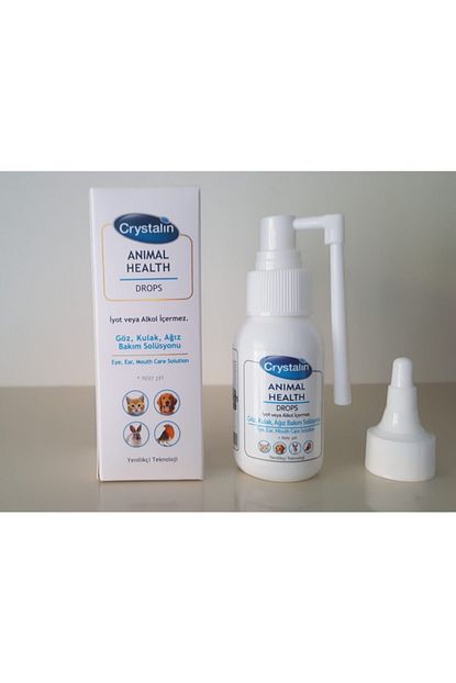 Crystalin Kedi Kopek Icin Goz Kulak Ve Agiz Bakim Solusyonu 50 Ml Trendyol