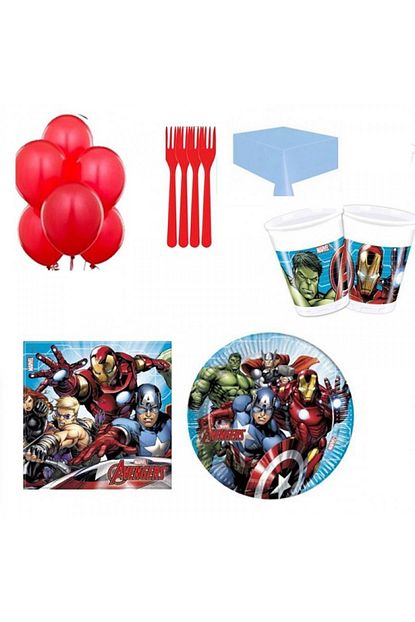 Hayaller Dukkani Avengers Dogum Gunu Susleri Masa Seti Parti Seti Ekonomik Set 8 Kisilik Trendyol