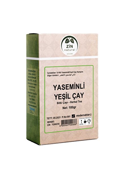 Zin Natural Dogal Yaseminli Yesil Cay 100gr Tomurcuk Trendyol