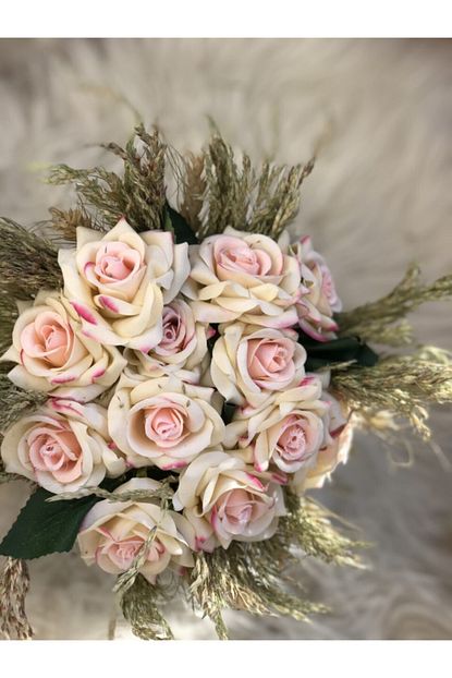 Venus Moda By Pinar Somon Renk Gul Buketi Gelin Buketi Gelin Cicegi Nikah Buketi El Cicegi El Buketi Trendyol