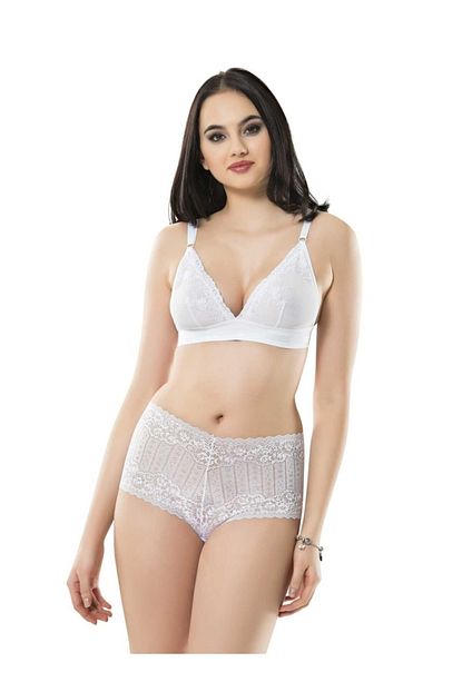 Sistina Kadin Beyaz Fantazi Ic Camasiri Takimi 6595 Trendyol