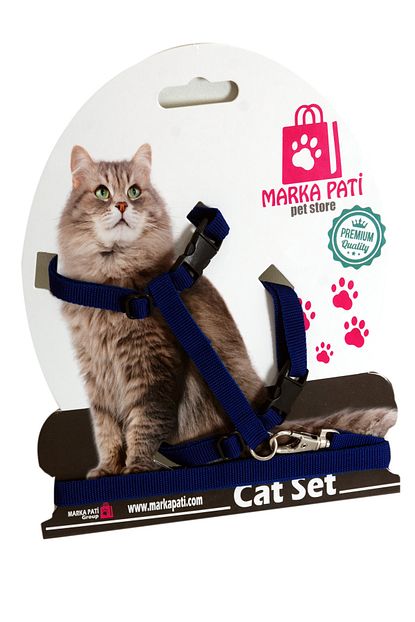 Marka Pati Lacivert Markapati Kedi Gogus Tasma Seti Trendyol