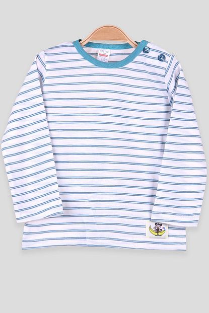 Breeze Erkek Bebek Uzun Kollu Tisort Patli Yesil 9 Ay 3 Yas Trendyol