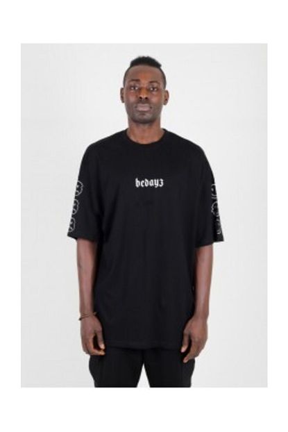 Bedayz Erkek Siyah Emotions 500 Oldschool T Shirt Trendyol