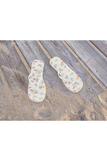 English Home Watermelon Parmak Arasi Plaj Terlik 37 38 Mercan Trendyol