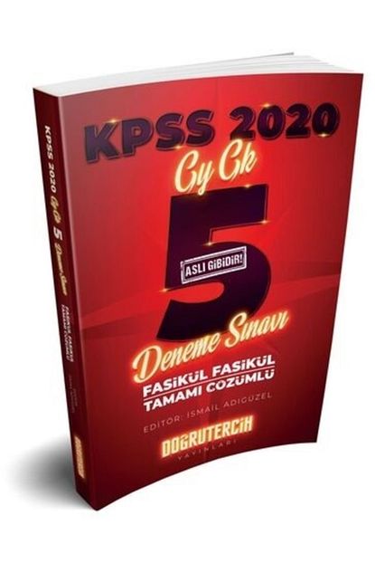 Dogru Tercih Yayinlari Dogru Tercih 2020 Kpss Gy Gk Cozumlu 5 Deneme Sinavi Trendyol