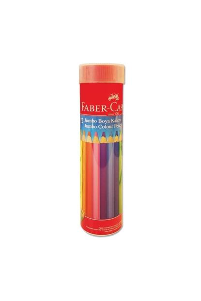 Faber Castell Jumbo Ucgen 12 Renk Metal Tup Boya Kalemi Trendyol