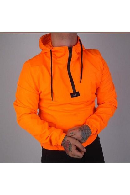 Sword Erkek Turuncu Trend Yagmurluk Trendyol