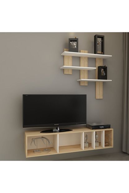 Sert Mobilya Abm Tv Unitesi Ve Duvar Rafi Trendyol