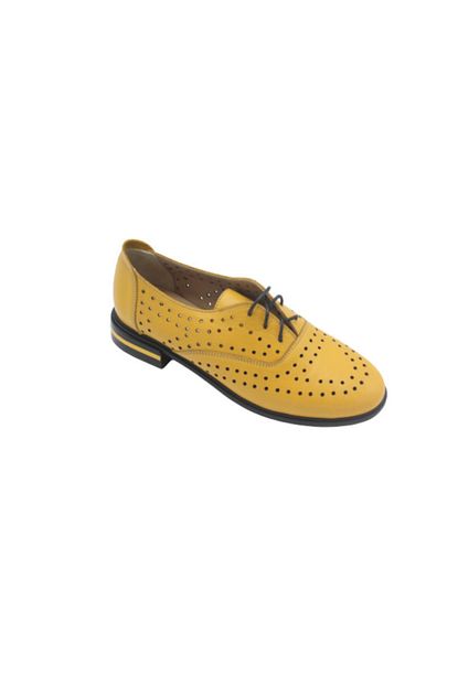 Unica Shoes Kadin Sari Yazlik Ayakkabi Trendyol