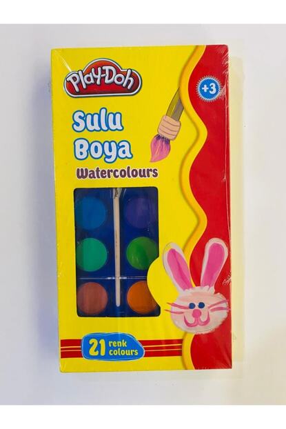 Yildirim Kitap Kirtasiye Play Doh 21 Li Sulu Boya Trendyol
