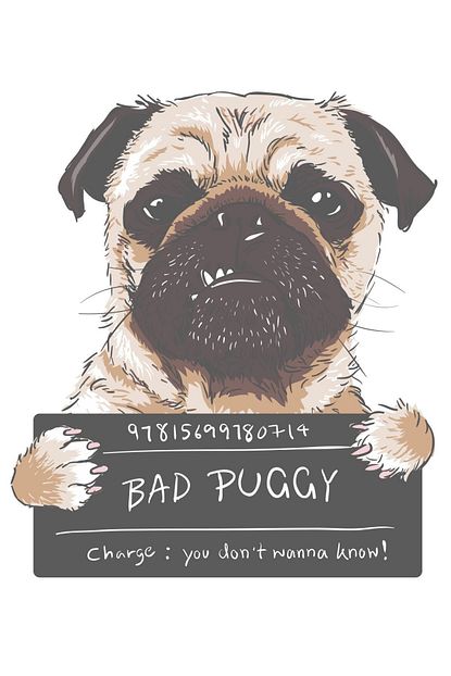 Sticker Fabrikasi Bad Puggy Kopek Sticker 00437 9x8 Cm Trendyol