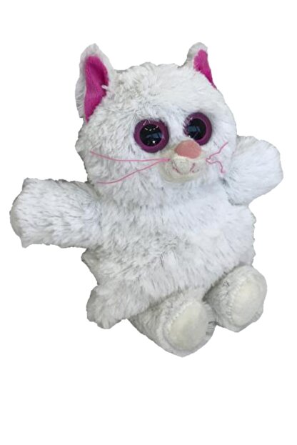 Stuffedtoys Beyaz Sevimli Yumusak Uyku Arkadasi Pelus Kedi 25 Cm Trendyol