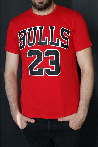 Deep Factor Erkek Kirmizi Chicago Bulls Jordan Tisort Trendyol