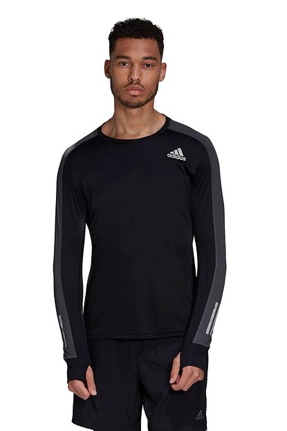 Adidas Designed 2 Move Climalite 3s Erkek Beyaz Uzun Kollu Tisort Ei5646