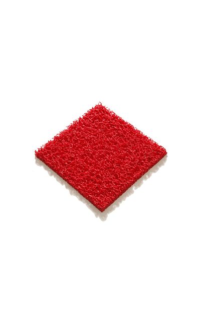 Gardenya Kaliteli Kivircik Kaymaz Paspas Hali Pvc Yolluk 100x100 Cm Kirmizi Trendyol