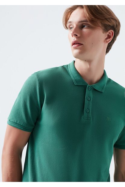 Mavi Erkek Yesil Polo Yaka Tisort Trendyol