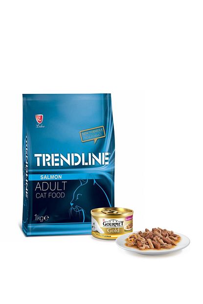 Trendline Somunlu Yetiskin Kedi Mamasi 1 Kg Gourmet Gold 85 Gr Trendyol